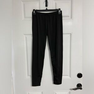 T33a- THERMAJANE L Black Pull-On Base Layer Pants